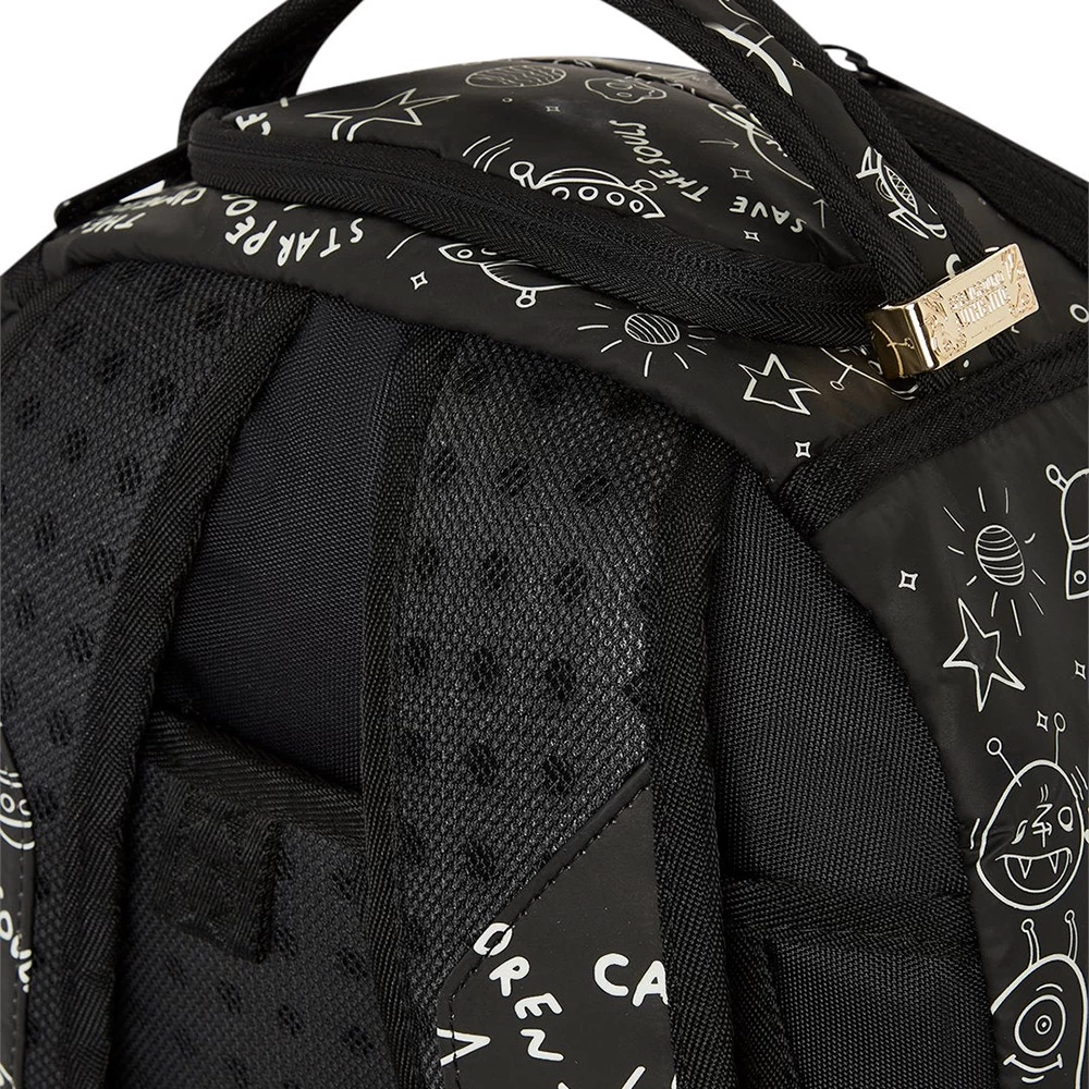 Sprayground Intergalactic Doodles Glow In The Dark DLXV Backpack 9 Sprayground Intergalactic Doodles Glow In The Dark DLXV Backpack - Image 7