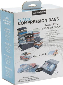 Samsonite 12 Pack Compression Bags