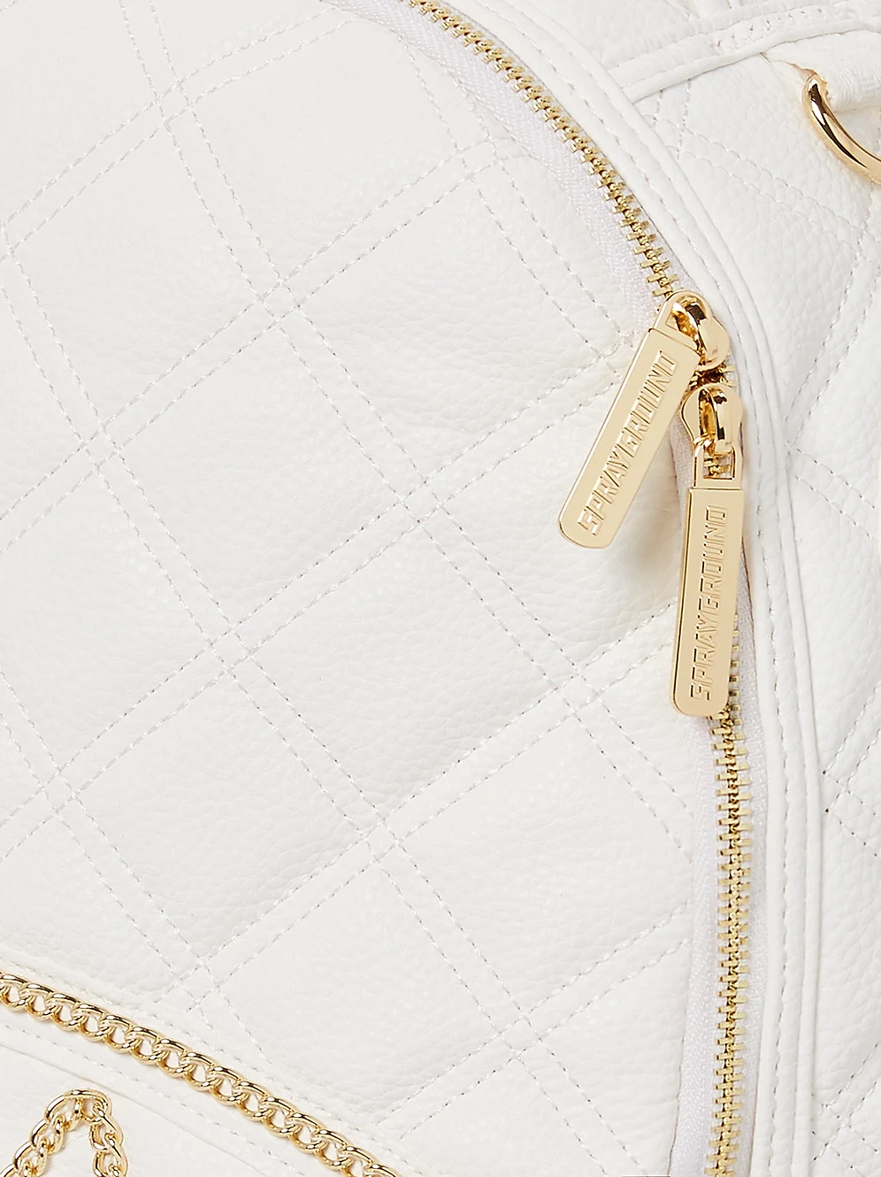 Sprayground Riviera White Gold DLX Backpack 7 Sprayground Riviera White Gold DLX Backpack - Image 5