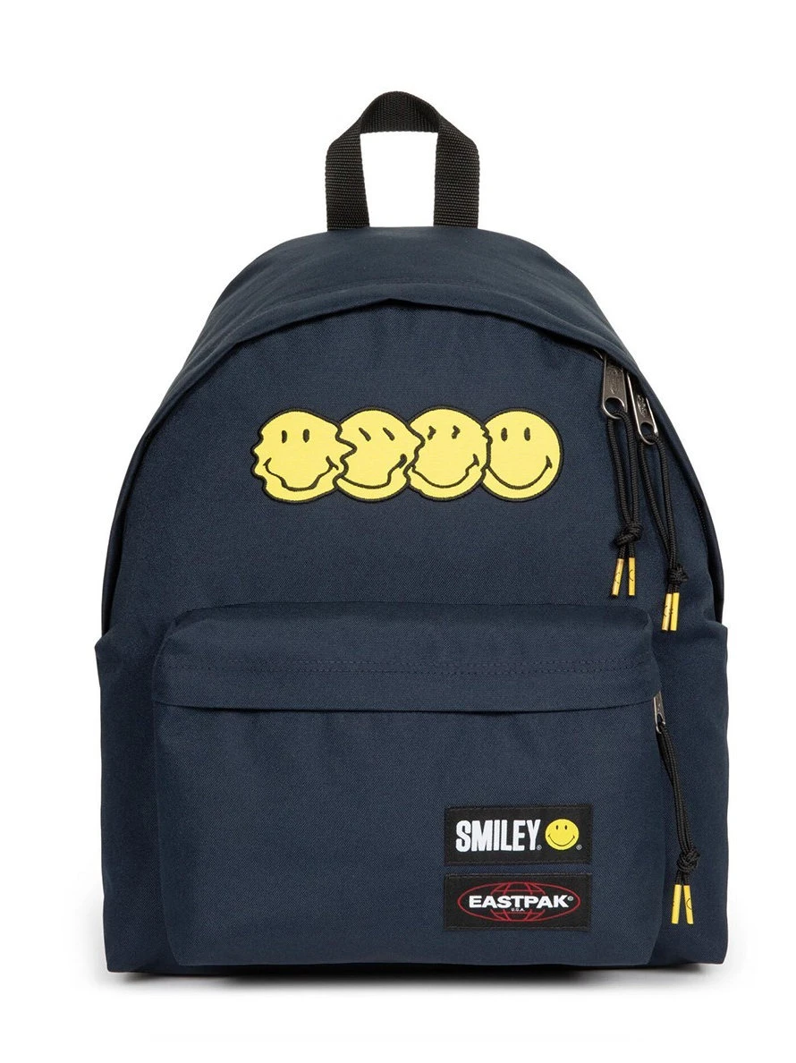 Eastpak Zaino PADDED PAK'R SMILEY PATCH MARINE Unisex 4 Eastpak Zaino PADDED PAK'R SMILEY PATCH MARINE Unisex - Image 2