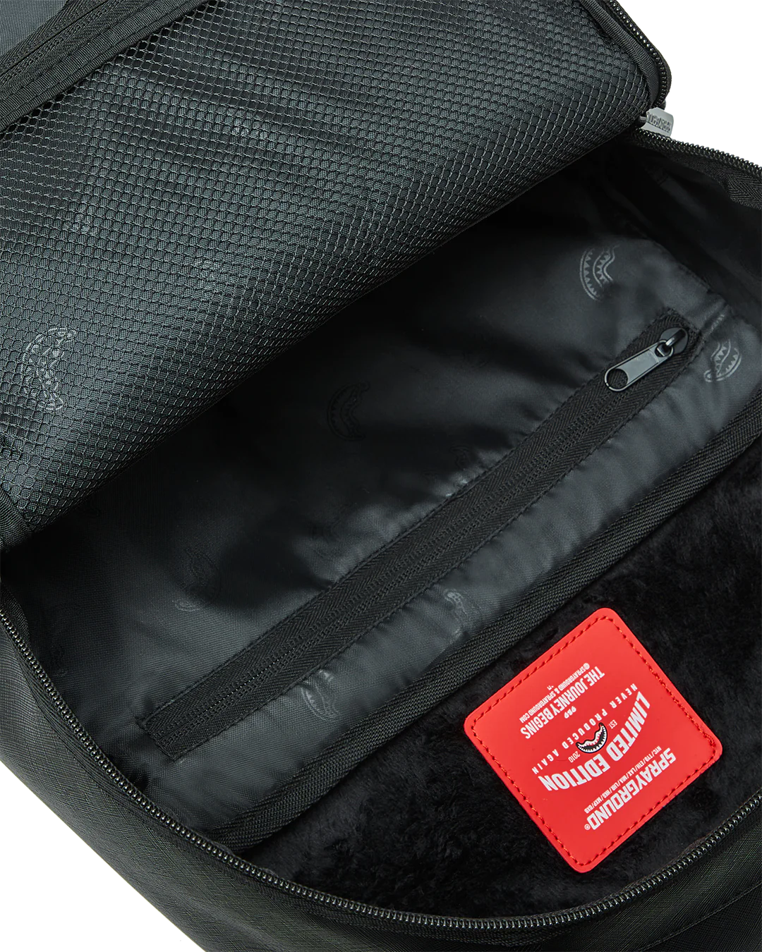 Sprayground Shark Central 2.0 Black DLXV Backpack 9 Sprayground Shark Central 2.0 Black DLXV Backpack - Image 7