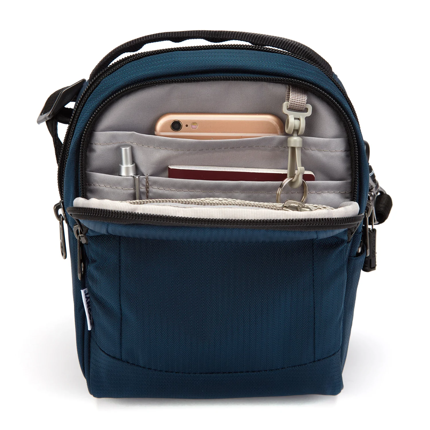 Pacsafe Metrosafe LS100 ECONYL Anti-Theft Crossbody Bag 4 Pacsafe Metrosafe LS100 ECONYL Anti-Theft Crossbody Bag - Image 2