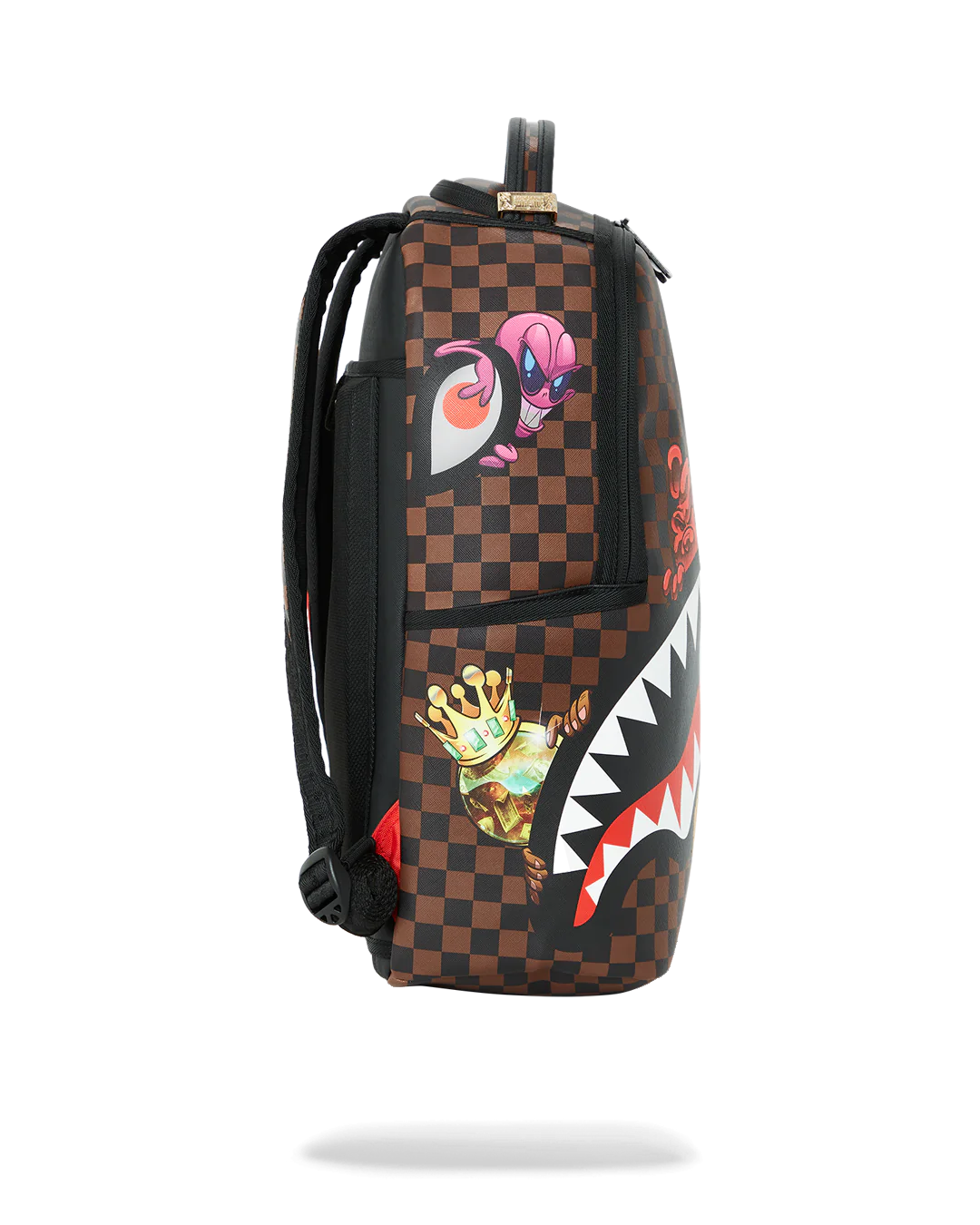 Sprayground Sharks In Paris Characters Sneakin DLXV Backpack 5 Sprayground Sharks In Paris Characters Sneakin DLXV Backpack - Image 3