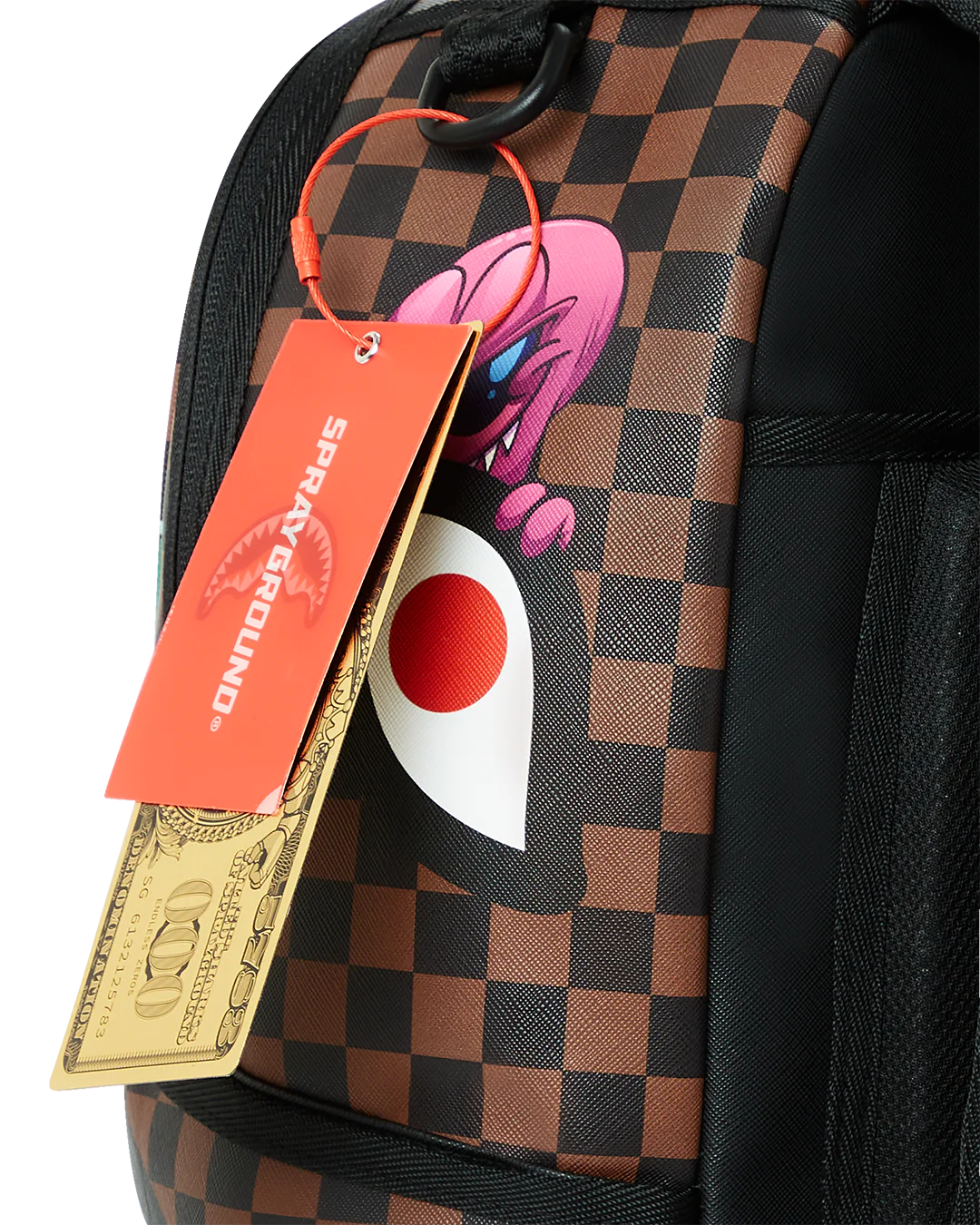 Sprayground Sharks In Paris Characters Sneakin DLXV Backpack 13 Sprayground Sharks In Paris Characters Sneakin DLXV Backpack - Image 11