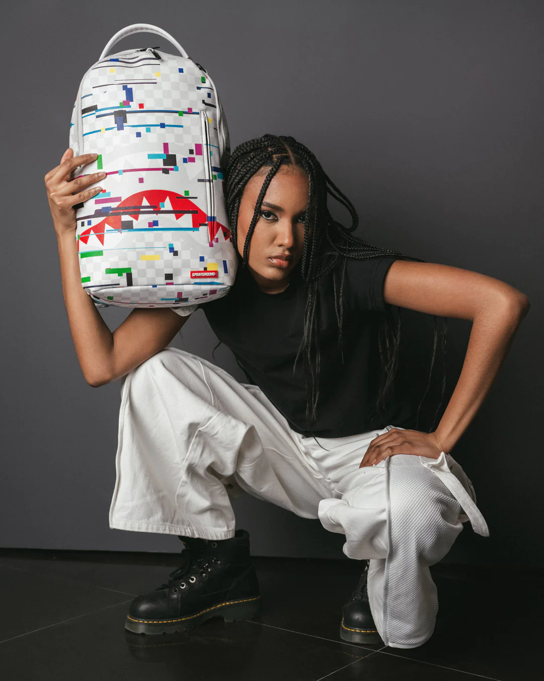 Sprayground Sharks In Paris Glitch Rider DLXV Backpack 12 Sprayground Sharks In Paris Glitch Rider DLXV Backpack - Image 10