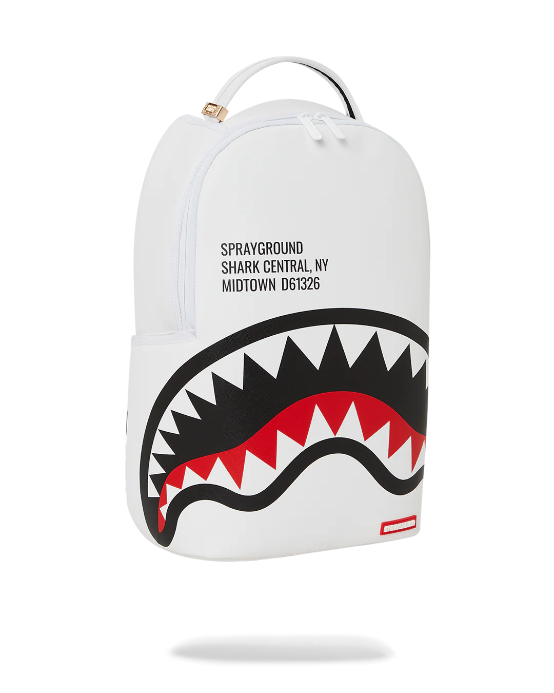 Sprayground Shark Central 2.0 White DLXV Backpack 4 Sprayground Shark Central 2.0 White DLXV Backpack - Image 2