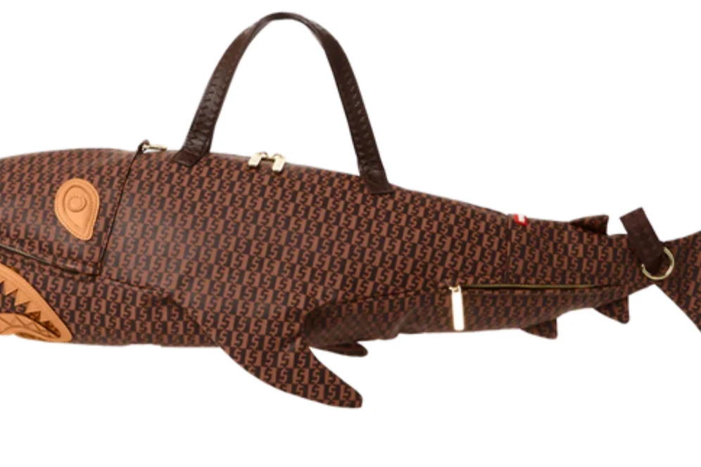 Sprayground Sharkfinity Shark Shape Duffel 3 Sprayground Sharkfinity Shark Shape Duffel