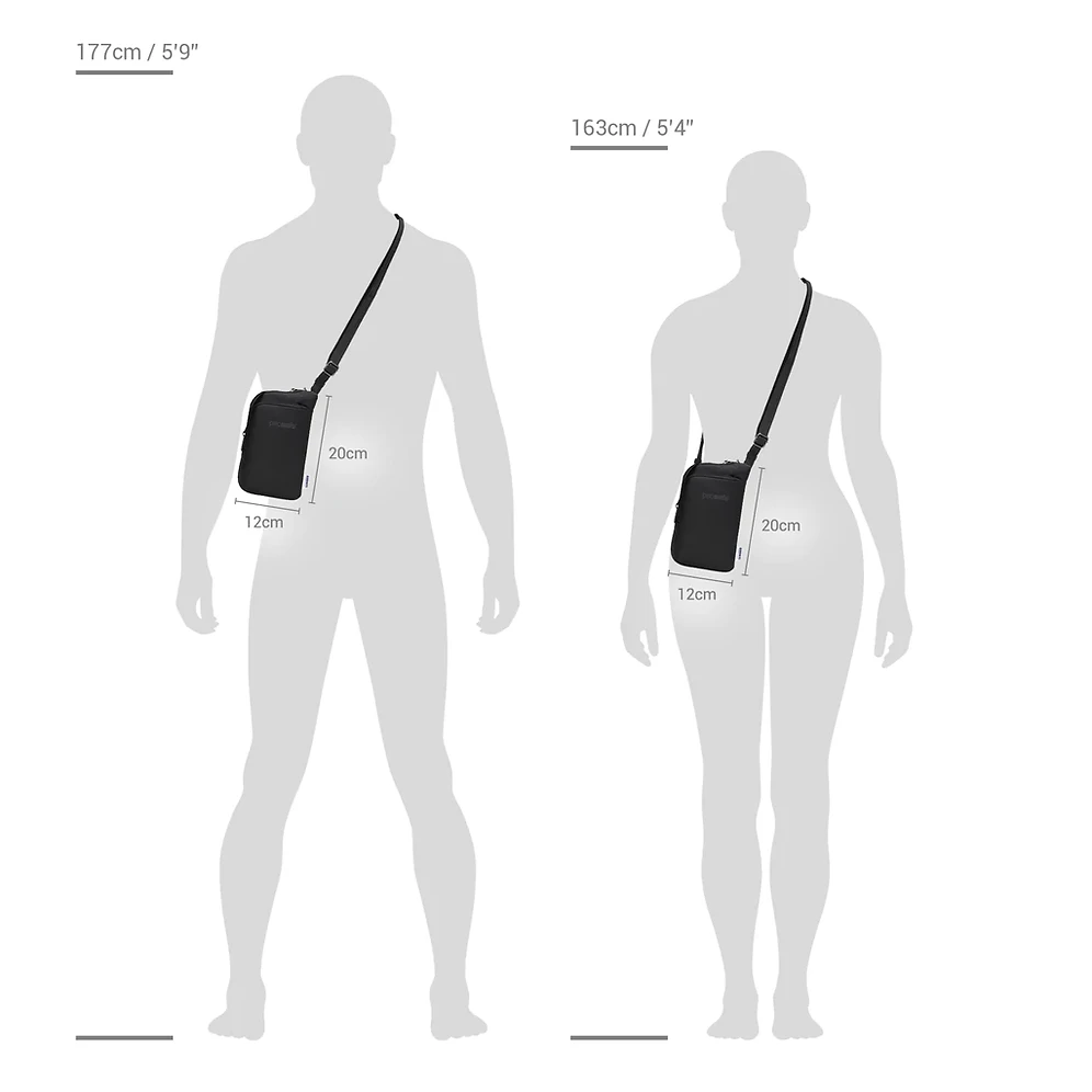 Pacsafe Daysafe ECONYL® Anti-Theft Tech Crossbody 10 Pacsafe Daysafe ECONYL® Anti-Theft Tech Crossbody - Image 8