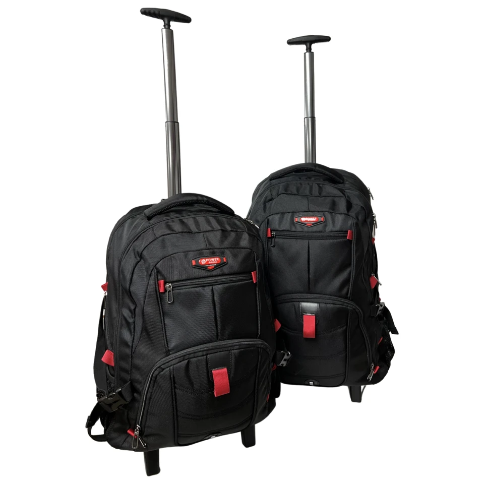 Power In Eavas 1963 Wheeled Backpack W/Lock 7 Power In Eavas 1963 Wheeled Backpack W/Lock - Image 5