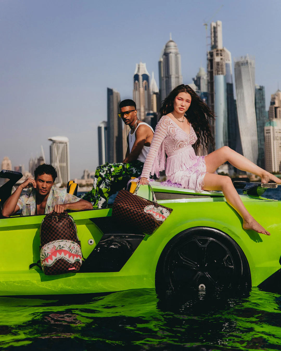 Sprayground Sharks In Paris Coastal DLXV Backpack 11 Sprayground Sharks In Paris Coastal DLXV Backpack - Image 9