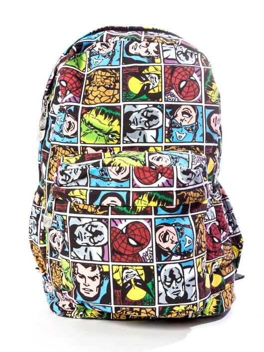 Bon Voyage 0371 Canvas Backpack- Comics 4 Bon Voyage 0371 Canvas Backpack- Comics - Image 2