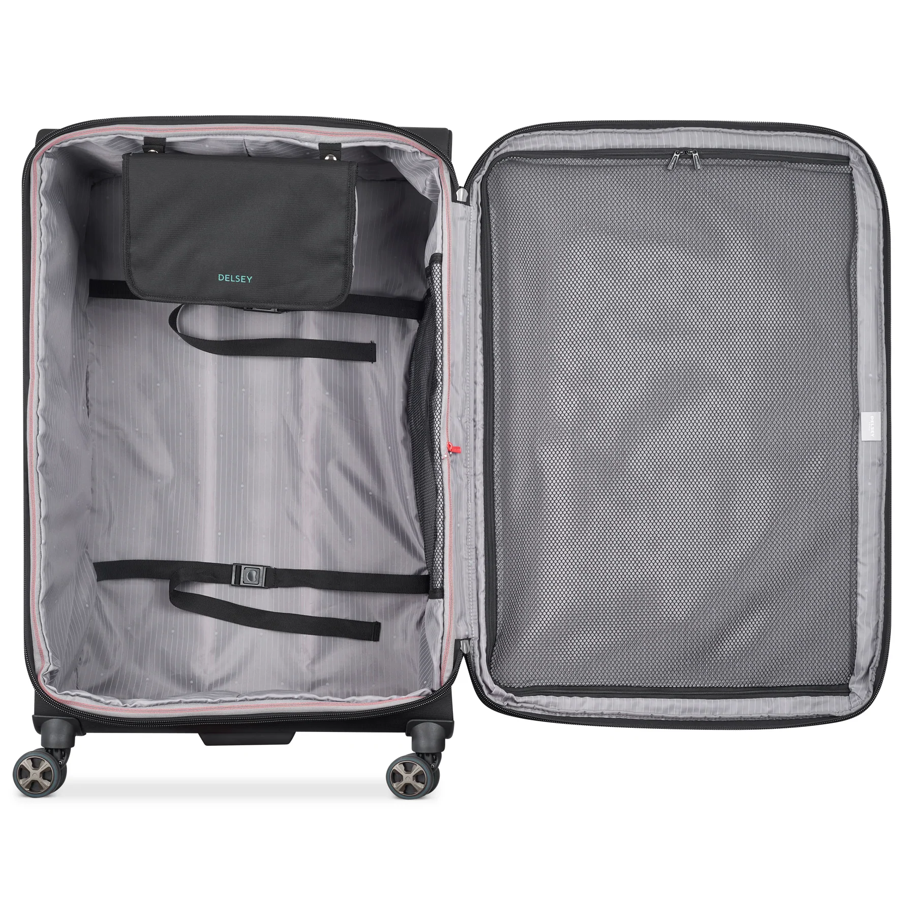 Delsey Helium DLX Softside Expandable Spinner- 25" Medium 5 Delsey Helium DLX Softside Expandable Spinner- 25" Medium - Image 3