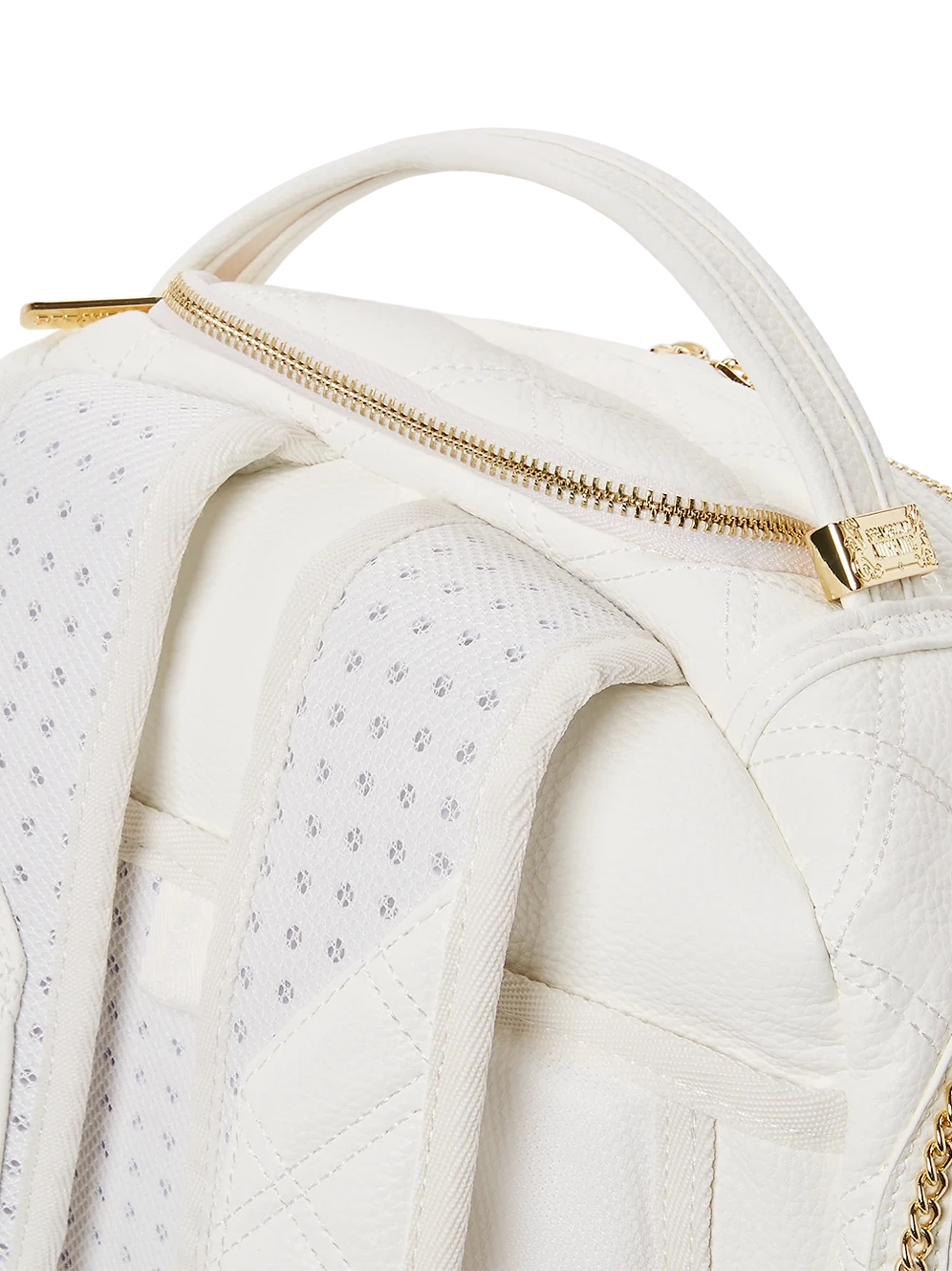 Sprayground Riviera White Gold DLX Backpack 8 Sprayground Riviera White Gold DLX Backpack - Image 6