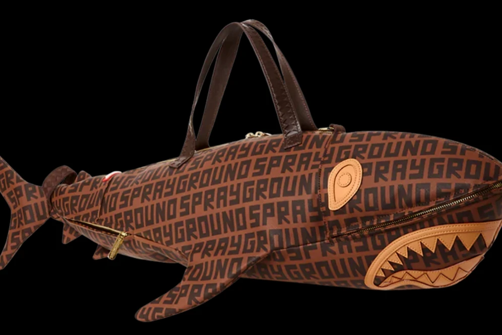 Sprayground Sharkfinity Shark Shape Duffel 7 Sprayground Sharkfinity Shark Shape Duffel - Image 5