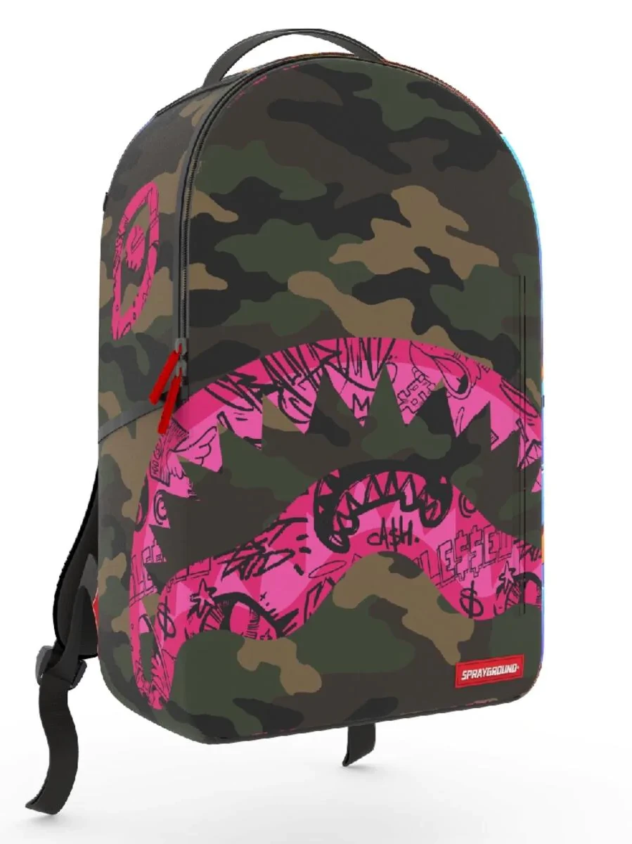 Sprayground Camo Pink DLX Backpack 10 Sprayground Camo Pink DLX Backpack - Image 8