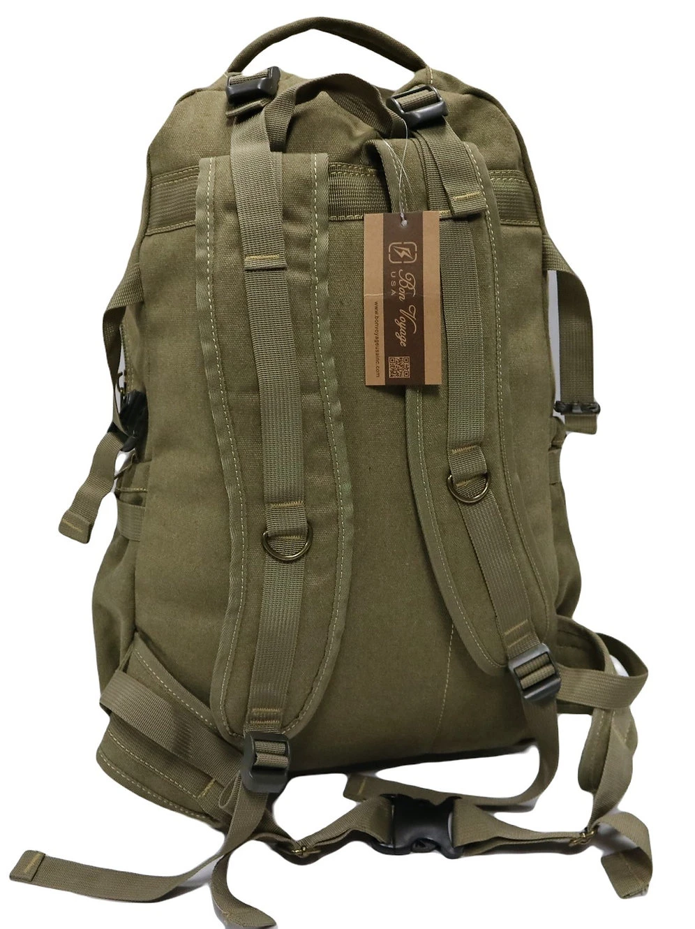 Bon Voyage 6691 Canvas Backpack 6 Bon Voyage 6691 Canvas Backpack - Image 4